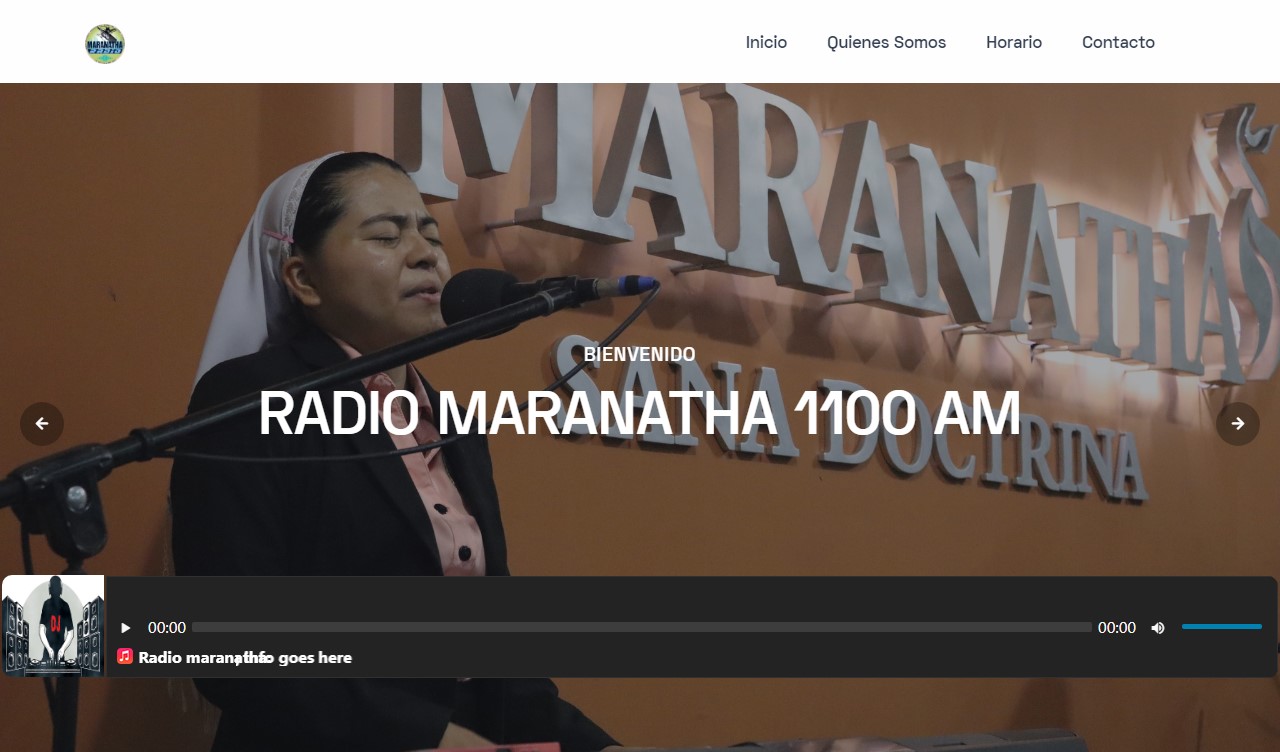 Radio Maranatha 1100 AM - HostingCHS